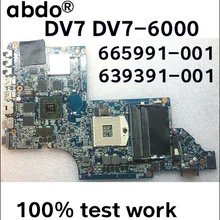 639391-001 665991-001 основная плата для hp Pavilion DV7 DV7-6000 материнская плата для ноутбука PGA989 HM65 GPU HD 6770M DDR3 тестовая работа