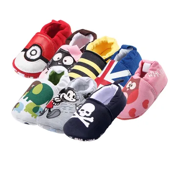 

Anti-slip Kid Girls Boy First Walkers Soft Infant Toddler Shoes Cute Printed Soles Crib Shoes Footwear for Newborns Baby Shoes