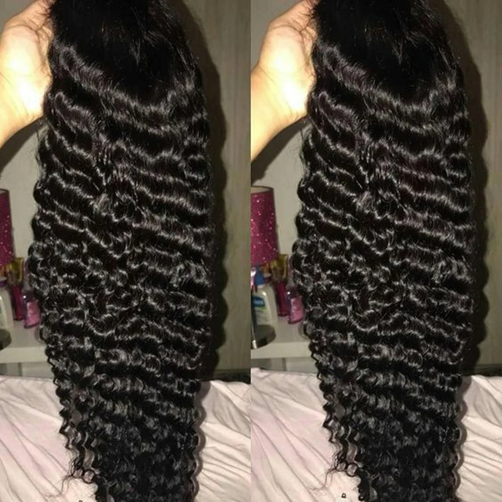 deep wave lace front wigs