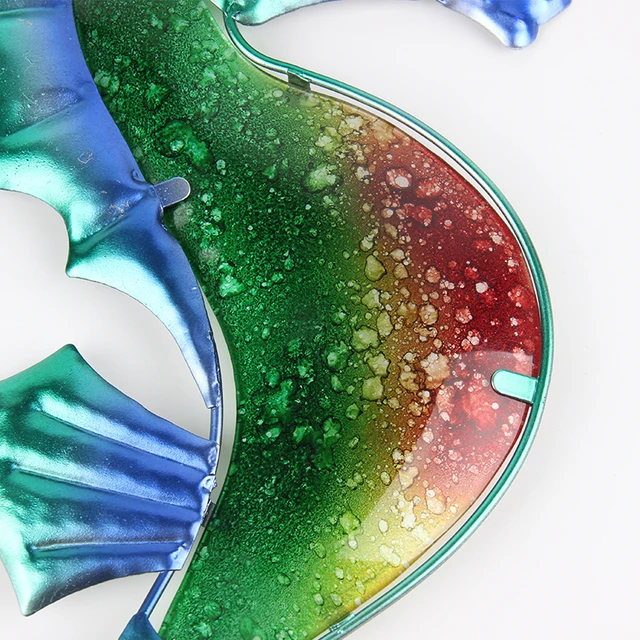 Fém Tengeri Fali Dekoráció A Kerti Dekorációhoz Kültéri Szobrok Miniatűr És Szobrászat - Image 3