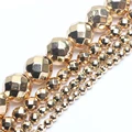 Faceted 14K gold