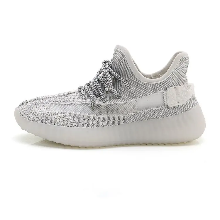 

Couples Spring 2019 Korean-style Casual Sports Punched Sheet Shoes Women's Reflective 350v2 Crystal Stars Coconut Shoes