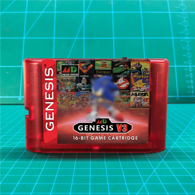 Картридж для SEGA GENESIS Mega Drive MegaDrive 1200 в 1 | Электроника
