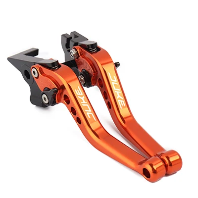 Высокое качество мотоцикла CNC Короткие тормозные рычаги сцепления для KTM DUKE 790 DUKE790 с логотипом DUKE - Цвет: as picture