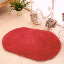 Мягкий овальной формы из пены с эффектом памяти для ванной напольный для ванной и спальни Душ коврик восемь Цвета Горячая Ванная комната коврик зимой JMSS