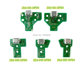 

JDS-055 050 001 011 030 040 USB Charging Port Socket Power Charger Board 12PIN Cable for Playstation 4 PS4 Pro Controller