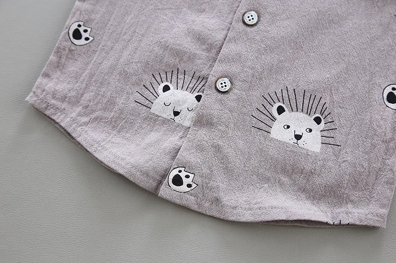 Autumn New Products Korean-style CHILDREN'S Shirt 3 to 4 Years Old BOY'S Cartoon Long-sleeve Blouse Baby CHILDREN'S Jacket