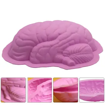 

1 Pc Brain Shaped Halloween Cake Mould Baking Tools Silicone Brain Cake Mold Bakeware Baking Utensils