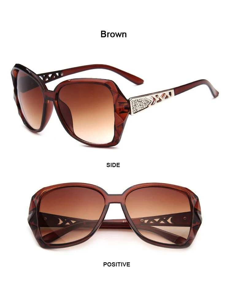 Винтажные большие квадратные большие женские очки Роскошные брендовые Модные солнцезащитные очки женские темные очки Oculos De Sol UV400