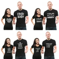 Couple Maternity T-Shirts Dad Maternity Photo Shoot Pregnancy T-Shirt Maternity Tees Women Pregnant Anouncement Tops 1
