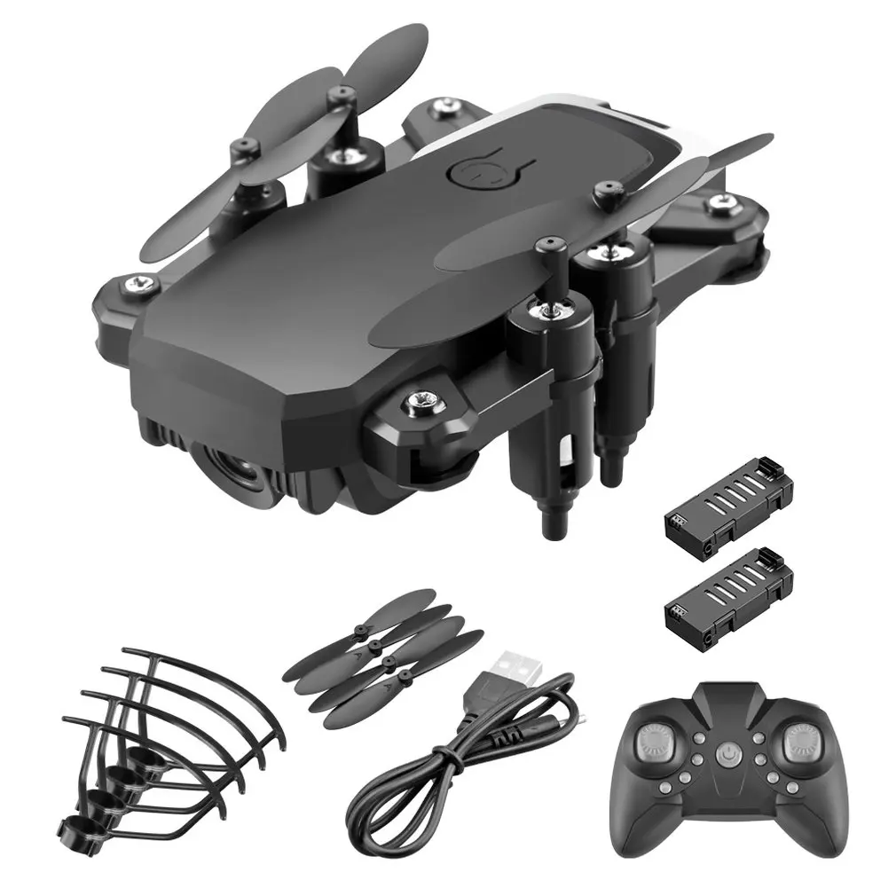 LF606 мини-Дрон с камерой 4K HD складные дроны один ключ возврат FPV Quadcopter Follow Me RC вертолет Квадрокоптер детские игрушки - Цвет: Black 2B