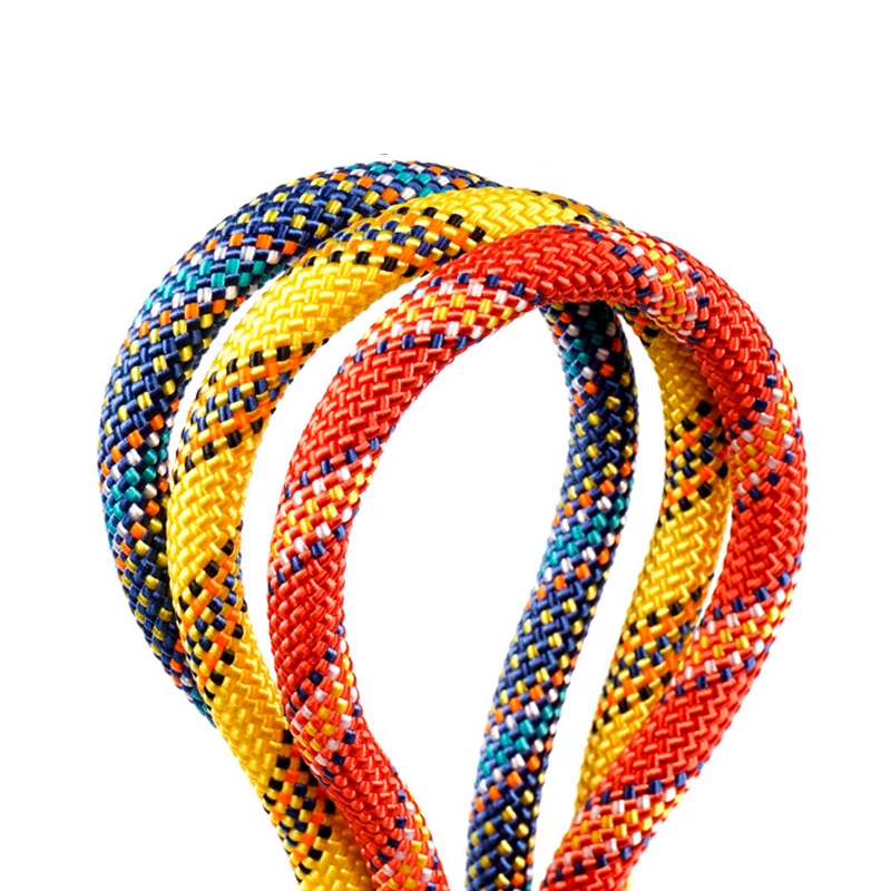 

P54-8mm Outdoor climbing rock equipment auxiliary/ safety/speed drop/life rope/rock climbing rope Safe downhill rope rescue rope