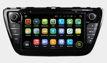 

8 inch 1024*600 screen Quad Core Android 5.1.1 Car DVD GPS For Suzuki SX4 S Cross 2014 2015 WiFi 4G OBD DVR+ gift camera