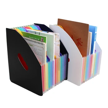 

13 Pockets Accordion File Organizer Expanding File Folder Expandable Plastic Accordion Document Paper Organizer Bag 66CY