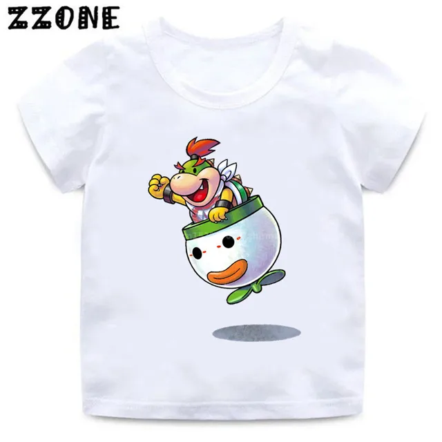 2020 New Summer Baby Boys T Shirt Super Mario Bros Luigi Print Kids T Shirts Funny Cartoon Children Girls Clothes Hkp5363 T Shirts Aliexpress - luigi t shirt roblox