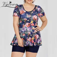 VGTOWN новая Цветочная цельная юбка для купания, купальный костюм для женщин, горячая весна, женское платье для плавания, женский купальный костюм для пляжа