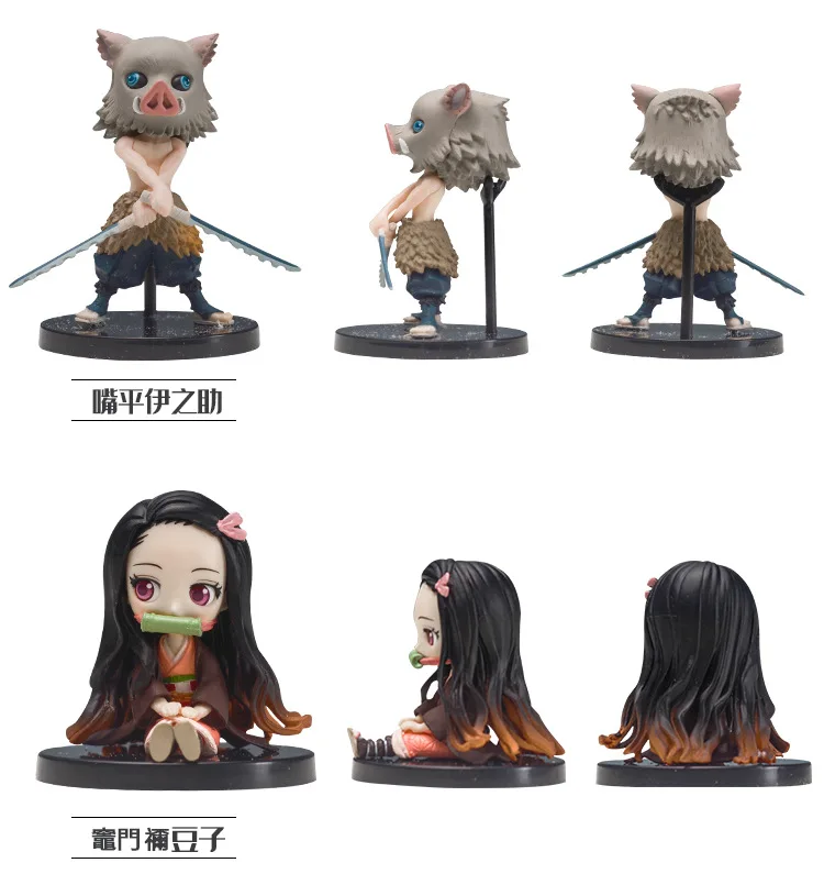 Tanjirou фигурка коллекционные модели игрушки Demon Slayer Kimetsu no Yaiba ПВХ кукла для женщин мужчин детей косплей ювелирные изделия подарок