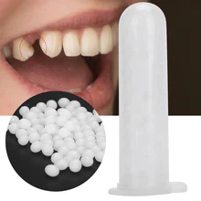 

50pcs Temporary Tooth Repair Beads Missing Broken Teeth Dental Tooth Filling Material Food Grade FalseTeeth Solid Glue Denture