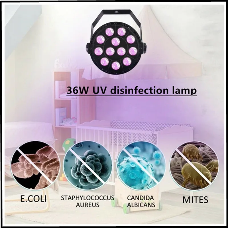 

Ultraviolet Disinfection LED UV Germicidal Lamp Home Sterilizing 36W Light handheld infant disinfection stick for household