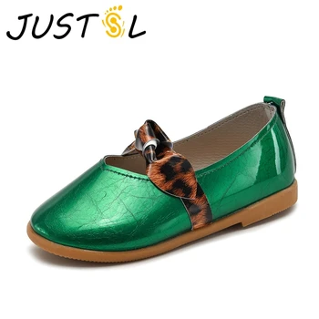 

JUSTSL Autumn New Children's Flat With Thin Sneakers Girls Bow Soft Bottom Shoes Female Kids Princess Shoes Size 21-30