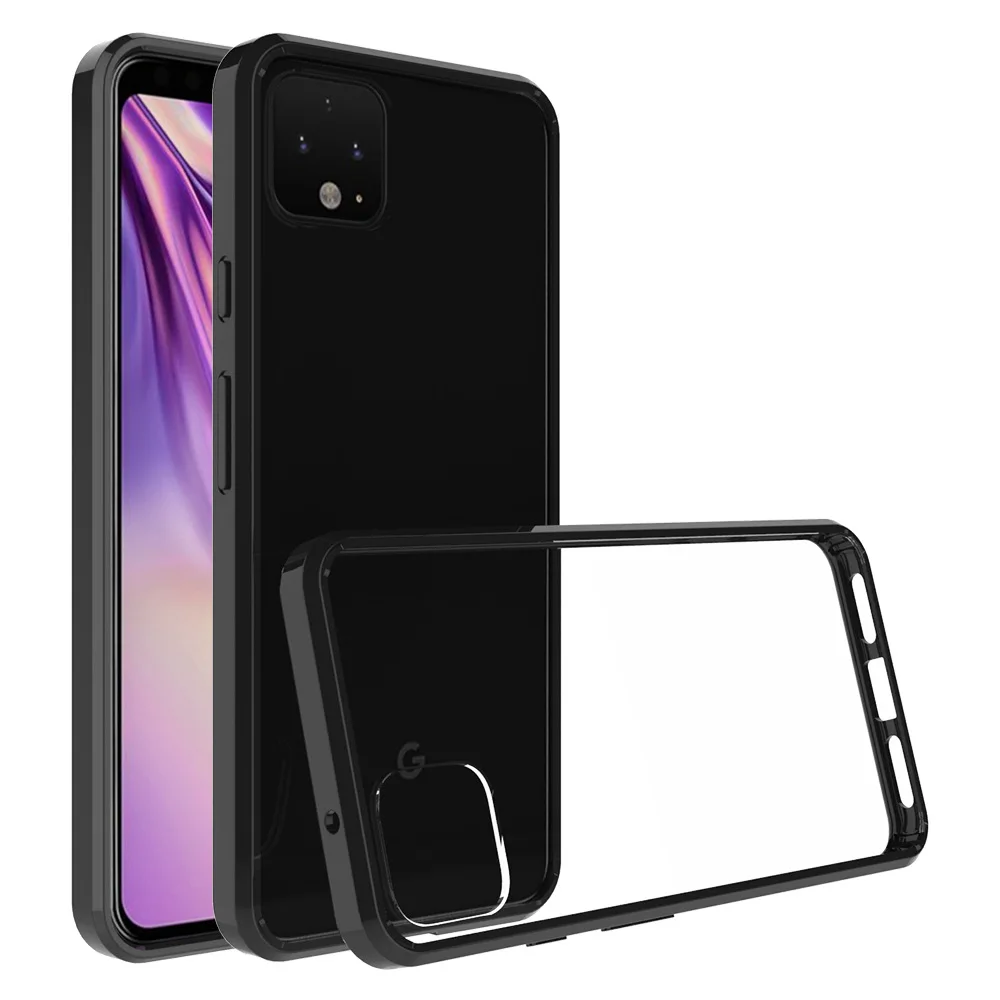 Чехол для Google Pixel 4 чехол силиконовый бампер противоударный Прозрачный жесткий чехол для Google Pixel 4 XL чехол Pixel4