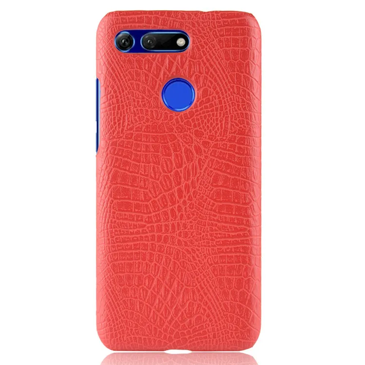 Для huawei Honor View 20 чехол huawei Honor V20 Ретро крокодиловая искусственная кожа Жесткий Чехол для huawei Honor View 20 чехол для телефона