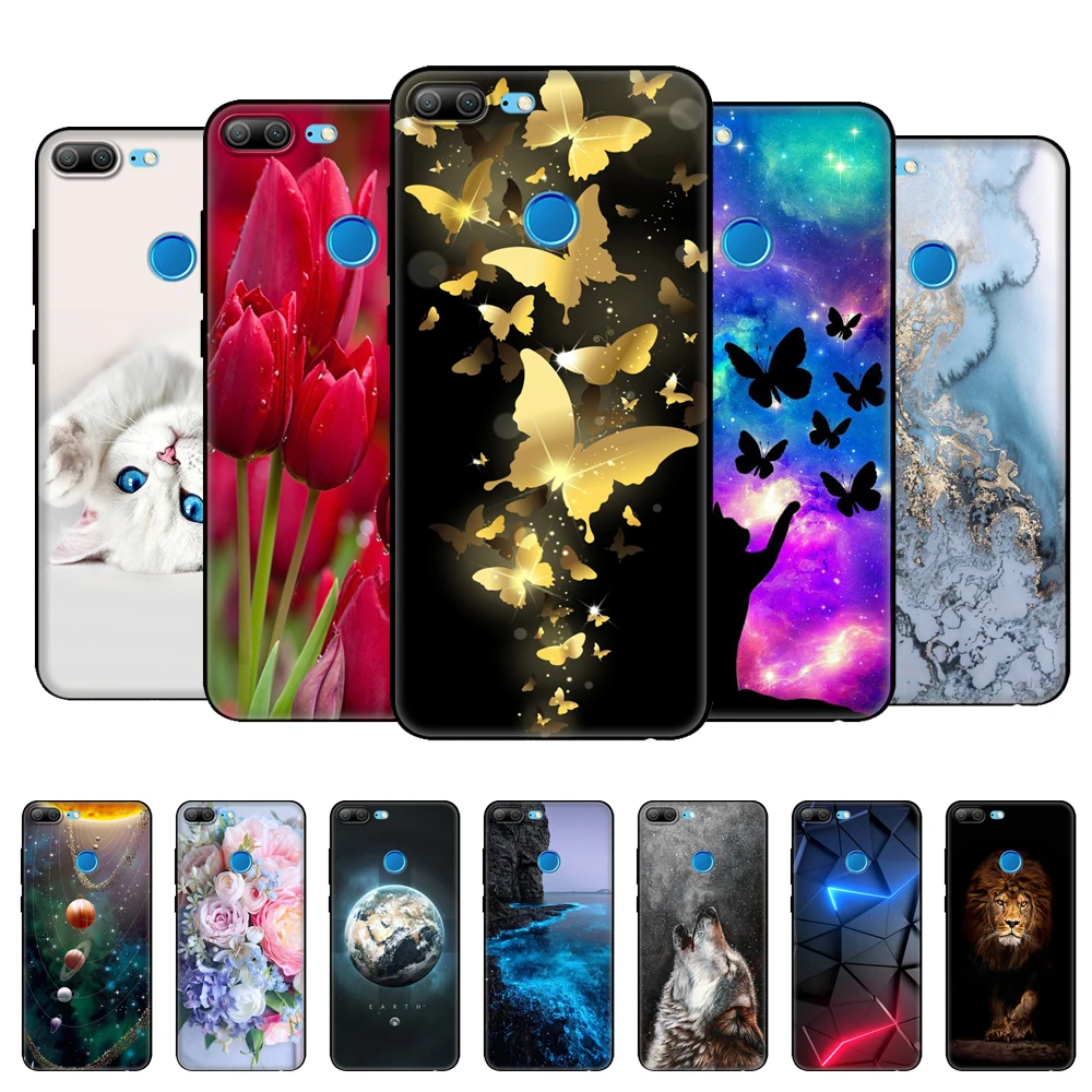 Чехол для honor 9 lite Мягкая силиконовая задняя крышка из ТПУ телефона Huawei