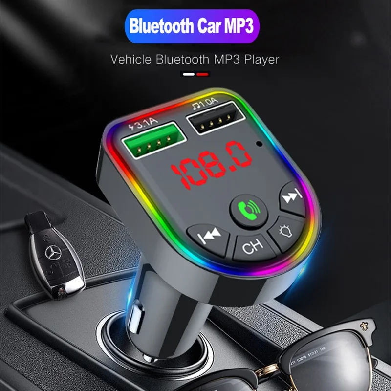 FM-трансмиттер автомобильный с Bluetooth 5 0 и 2 USB-портами | Автомобили мотоциклы