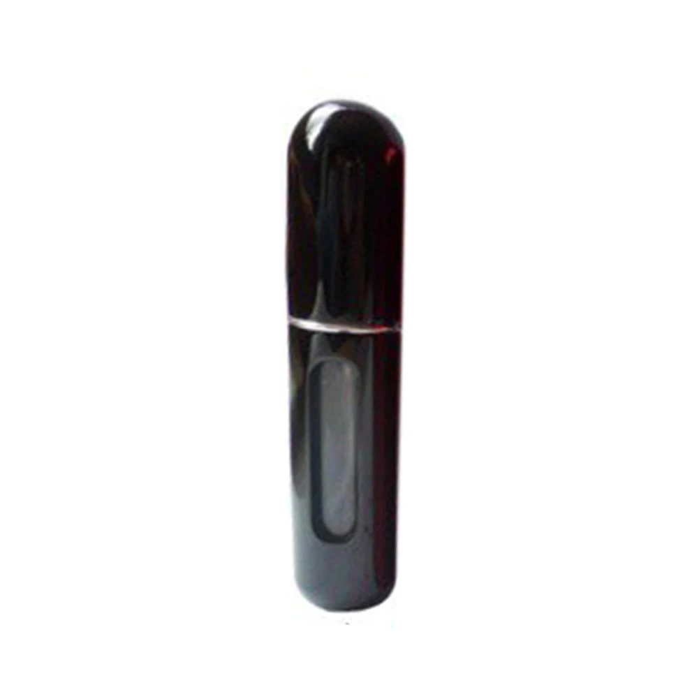 5 мл многоразовые портативные дорожные мини многоразовые удобные пустые парфюмерные флаконы с распылителем косметические контейнеры - Цвет: Черный