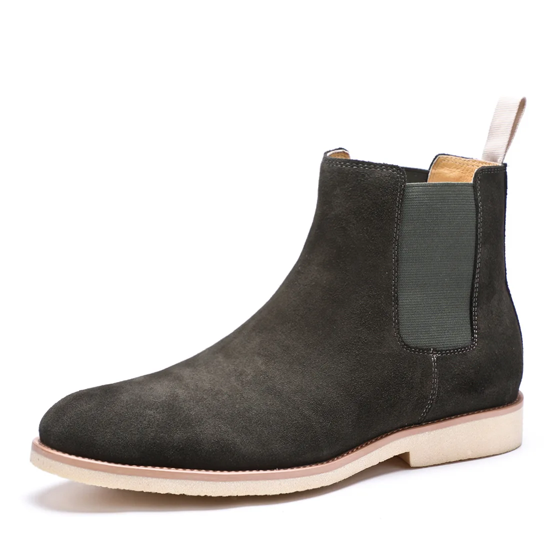 2019 NEW Men Chelsea Boots Fashion Suede Ankle Boots Fashion Men's Brand Genuine Leather Slip Ons Man Work Boots Shoes 2019 NEW Men Chelsea Boots Fashion Suede Ankle Boots Fashion Men's Brand Genuine Leather Slip Ons Man Work Boots Shoes