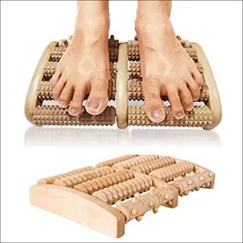 

Wooden Roller Foot Massager Sauna Kit Stress Relief Health Thera
