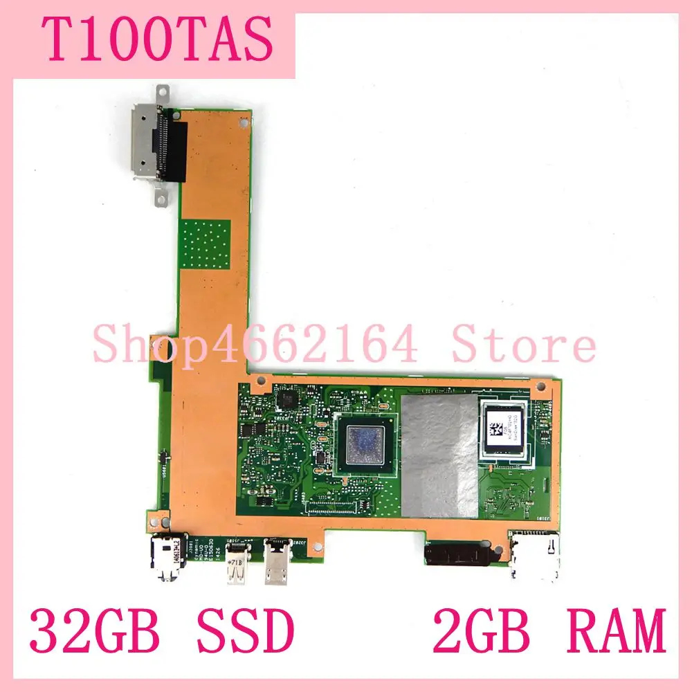 T100TAS материнская плата 32GB SSD 2GB RAM Материнская ASUS ноутбука протестированная |