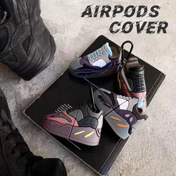 

3D Tide Shoes Model Silicone Earphone case for Airpods 1 2 pro Headphones Charging Box Protective Cover for funda Airpods case