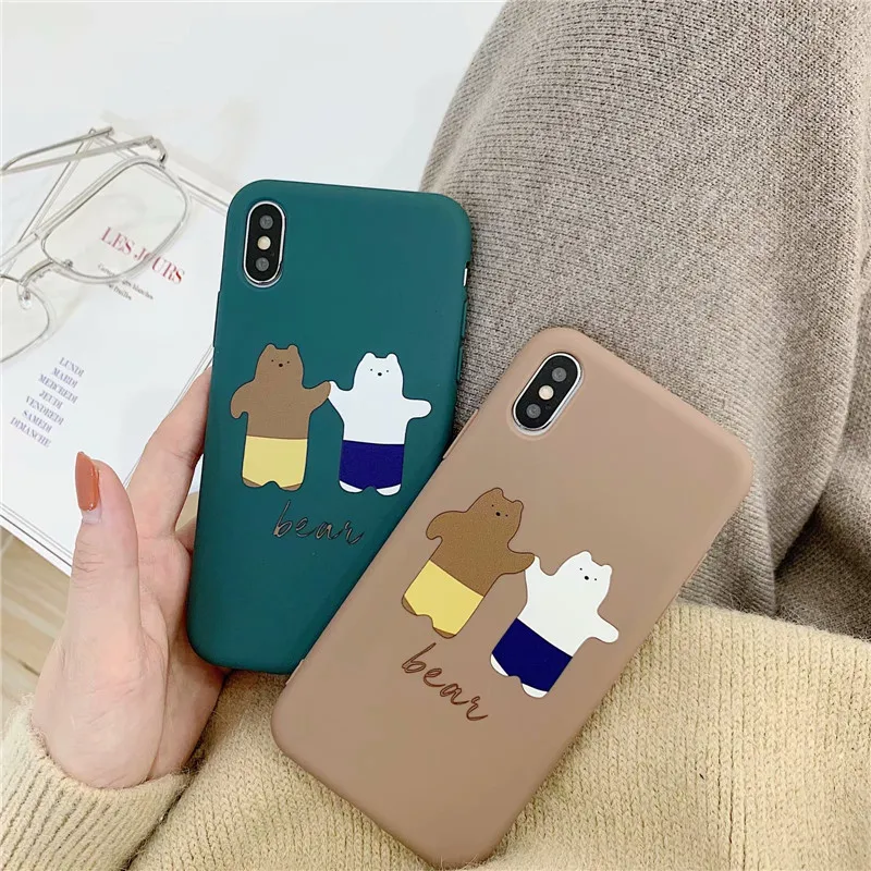 Чехол для телефона GYKZ с изображением медведя из мультфильма Лучший Друг iPhone 7 XS MAX
