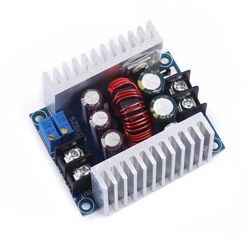300W 20A DC-DC 벅 컨버터 스텝 다운 모듈 정전류 LED 드라이버 전력 스텝 다운 전압 모듈 전해 커패시터