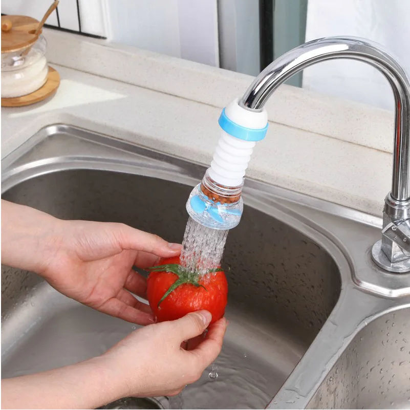 Kitchen faucet splash-proof tap water filter water filter nozzle filter 360 � adjustable water saver