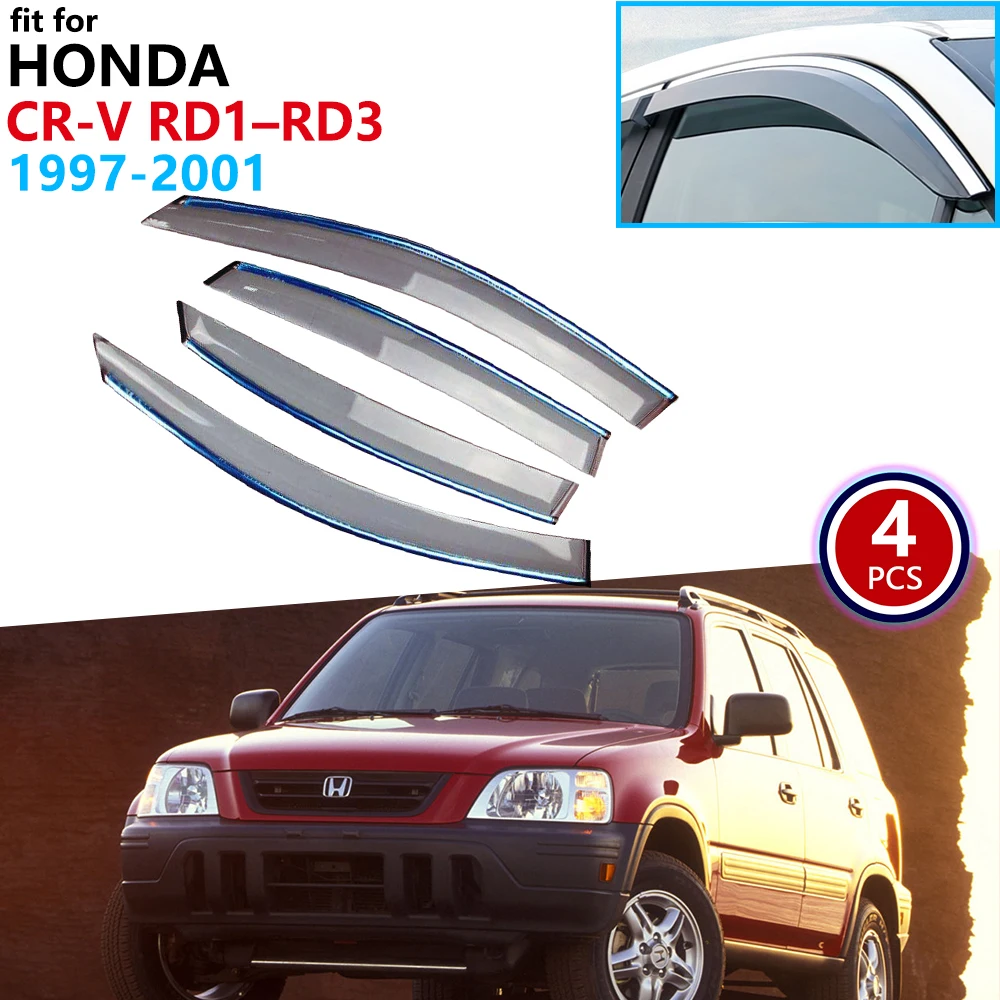 Для Honda CR-V RD1-RD3 1997 1998 1999 2000 2001 окно козырек Vent тенты Дождь гвардии отражатель