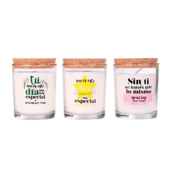 

Lote de 60 Velas "Gracias por Venir" Frases -Detalles, recuerdos y regalos para bodas, bautizos, comuniones baratos y originales