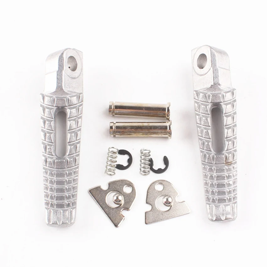 Серебро для Suzuki GSXR600/750 2006- GSXR1000 2005- B-KING 2008-2013 Алюминий задняя подставка для ног