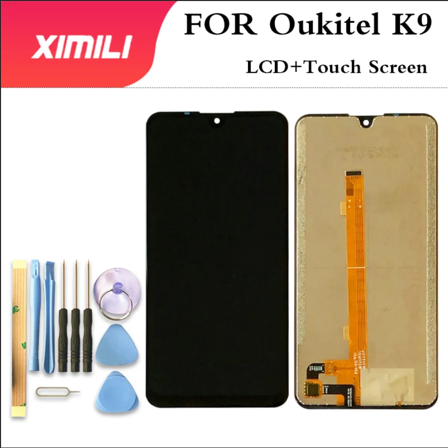 7 12 дюймовый ЖК-дисплей OUKITEL K9 + сенсорный экран 100% оригинальный протестированный