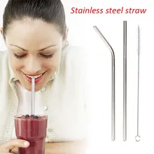 Трубочкой Свадебные Кухня металлическая соломинка Нержавеющая сталь пипетки красочные пипетки 3 шт./компл. коктейль для вечеринки, дня рождения бар присоски