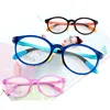blue light blocking glasses for kids Girls Boys Optical Blue Patchwork  glasses frame Flexible Silicone Baby's eyewear Frame ► Photo 2/6