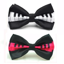 Мужской галстук-бабочка " Фортепиано Ключ доска" цветной печатный галстук смокинг одежда бабочка вечерние свадебные унисекс cravat волшебник официант Галстуки