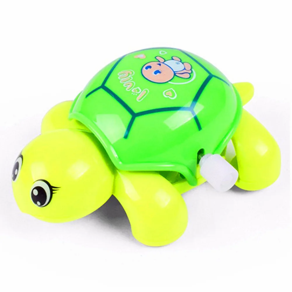 Cute Cartoon Animal Clockwork Tortoise Baby Turtles Toys Infant Crawling Wind Up Toy Educational Kids Classic Toy Random Color