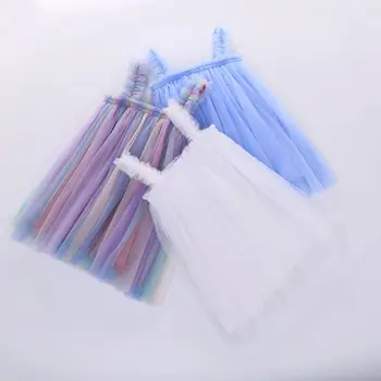 

2020 kids clothes girl fashion tulle dress children summer dress
