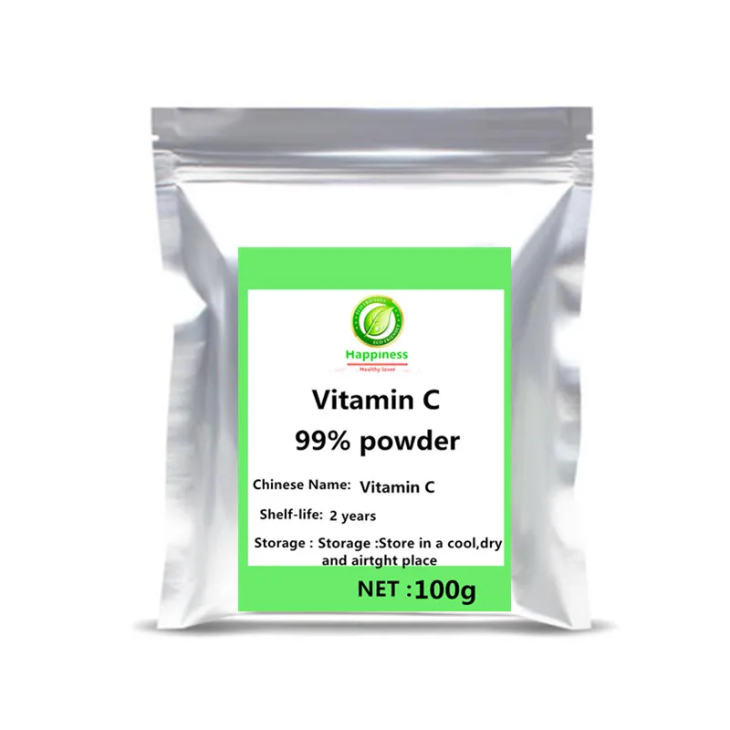 

High quality Pure 99% vitamin c powder Ascorbic Acid Antioxidants whitening Skin Care Face Serum keeps skin white and delicate