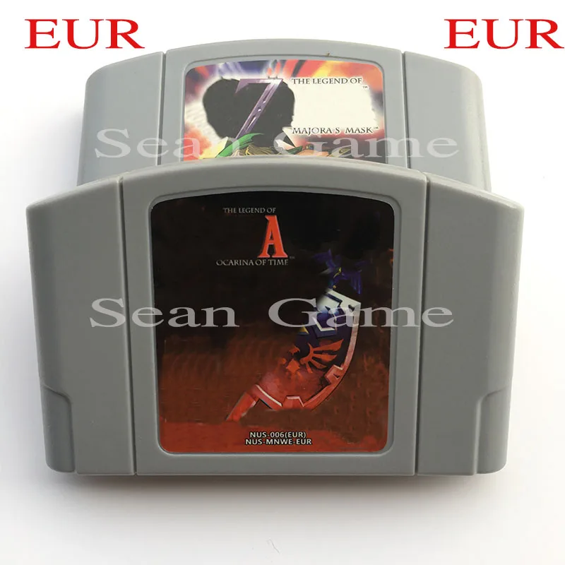 Высококачественный картридж для клиентов от Legend of Ocarina OF Time маска Majora 64 битной