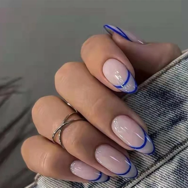 Blue watermarble nails!!!! I am not a watermarble witch, but I aspire to  be. So, I recently bought a watermarble tool (from What's Up N... |  Instagram