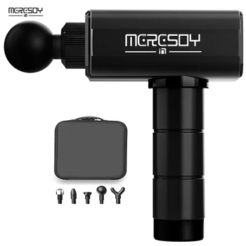 

Meresoy Deep Tissue Body Percussion Massage Gun Muscle Electric Cordless Portable Professional Sport Vibration Fascia Gun
