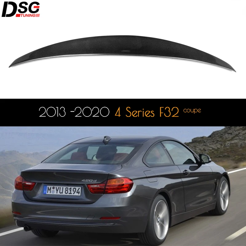 F32 спойлер заднего крыла из углеродного волокна для BMW 4 серии Coupe 2014 2019|Спойлеры и